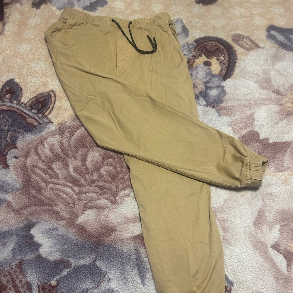 American Eagle Outfitters Beige Joggers